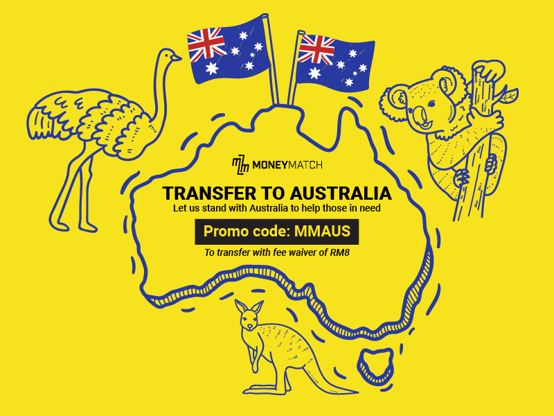 Help Australia by Transferring Donations via MoneyMatch